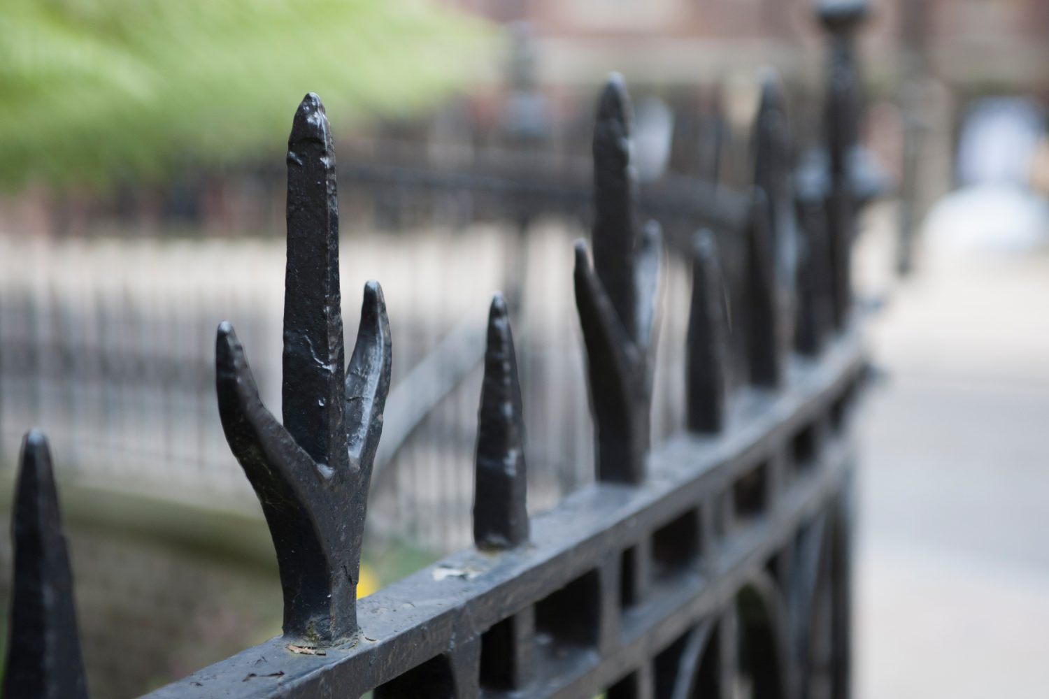 5 Stone Buildings iron railings