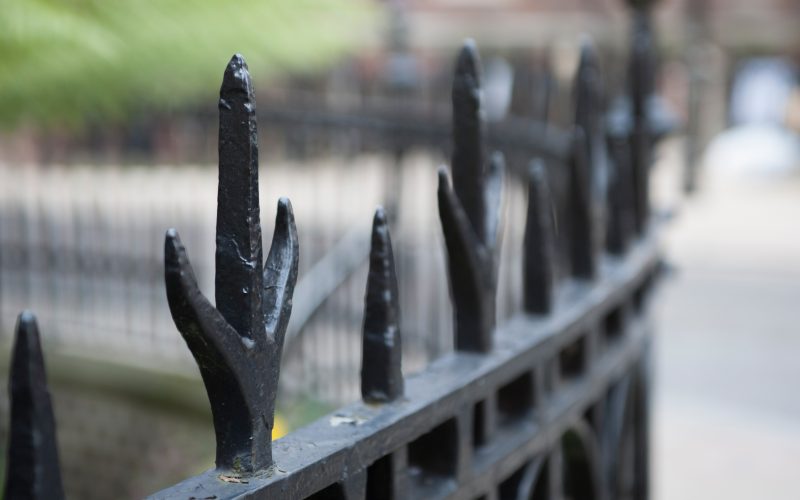 5 Stone Buildings iron railings