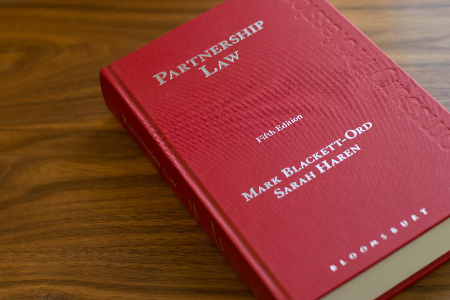 Partnership Law - Mark Blackett-Ord & Sarah Haren