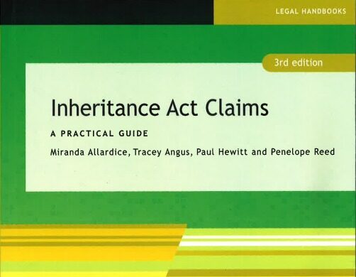 Law Society Inheritance Act Claims 3rd edition