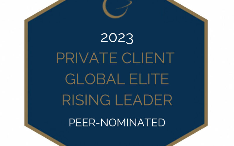 Edward Hewitt and Ruth Hughes listed in latest Private Client Global Elite directory