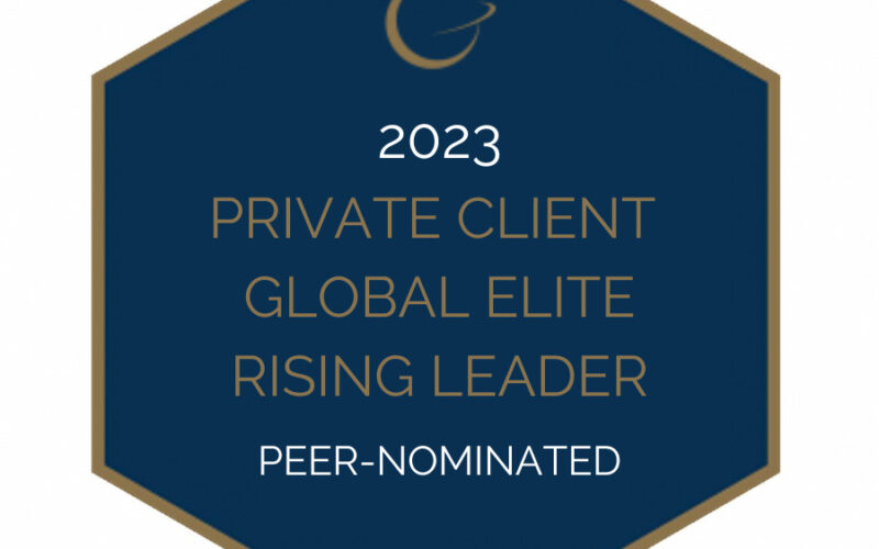 Edward Hewitt and Ruth Hughes listed in latest Private Client Global Elite directory
