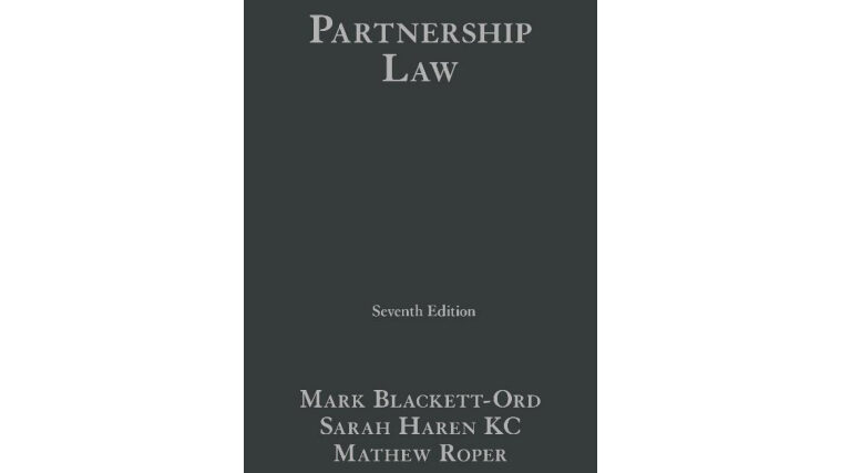 The New Edition Of Partnership Law